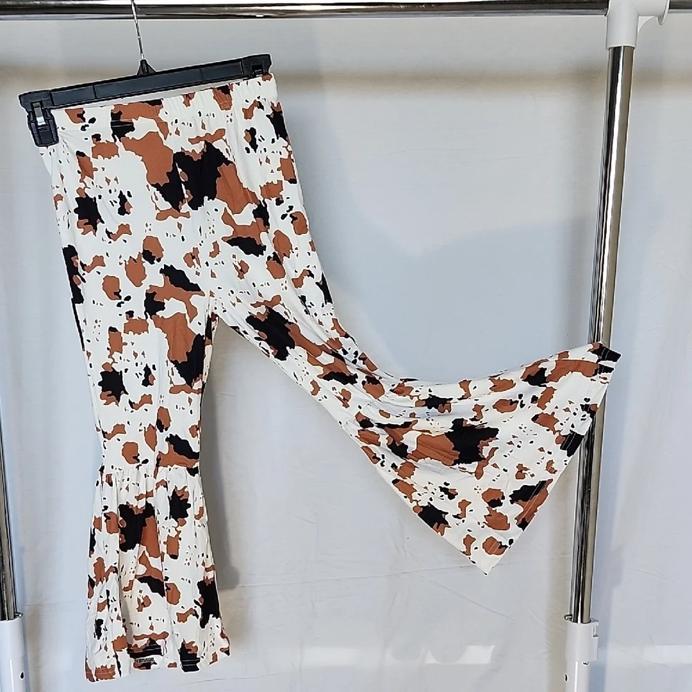 SHEIN White and Brown Kids Matching Set